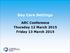 Day Care Settings. ARC Conference Thursday 12 March 2015 Friday 13 March 2015