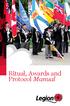 Ritual, Awards and Protocol Manual