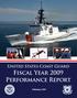 United States Coast Guard. Fiscal Year 2009 Performance Report