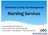 Snohomish County Case Management Nursing Services