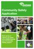 Community Safety Application