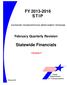FY February Quarterly Revision. Statewide Financials