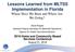 Lessons Learned from MLTSS Implementation in Florida Where Have We Been and Where Are We Going?
