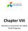 Chapter VIII. Workforce Investment Act (WIA) Youth Programs