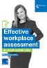Effective workplace assessment. in adult social care. Free summary edition