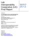 Lab Interoperability Cooperative (LIC) Final Report