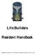 Life Builders Resident Handbook