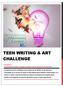 TEEN WRITING & ART CHALLENGE HOSTED BY: MONTGOMERY COUNTY WOMEN S CENTER YOUTH ADVISORY COMMITTEE