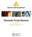 Community Forums Summary. Fall 2013 Osceola Webster City
