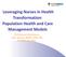 Leveraging Nurses in Health Transformation: Population Health and Care Management Models