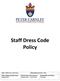 Title: Staff Dress Code Policy
