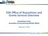 FDA Office of Acquisitions and Grants Services Overview