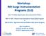 Workshop: NIH Large Instrumentation Programs (S10)