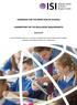 HANDBOOK FOR THE INSPECTION OF SCHOOLS COMMENTARY ON THE REGULATORY REQUIREMENTS