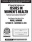 ISSUES IN WOMEN S HEALTH