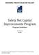 Safety Net Capital Improvements Program