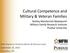 Cultural Competence and Military & Veteran Families