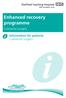 Enhanced recovery programme