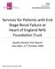 Services for Patients with End Stage Renal Failure at Heart of England NHS Foundation Trust