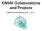 CNMA Collaborations and Projects. CNMA Annual Meeting Oct 7, 2017