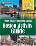 Boston, Massachusetts (Westin Copley Place Hotel) 2016 Energy Battery Group. Boston Activity. Guide