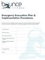 Emergency Evacuation Plan & Implementation Procedures