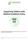 Supporting Children with Medical Conditions Policy 2018 S25
