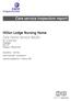 Hilton Lodge Nursing Home Care Home Service Adults Court Street Haddington EH41 3AF Telephone: