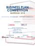 BUSINESS PLAN COMPETITION MARKHAM 2018