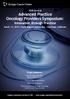 10th Annual Advanced Practice Oncology Providers Symposium: Innovation through Practice