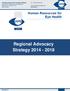 Human Resources for Eye Health. Regional Advocacy Strategy