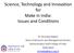 Science, Technology and Innovation for Make in India: Issues and Conditions