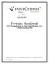 Provider Handbook Supplement for First Coast Advantage, LLC. A Florida Medicaid PSN