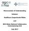 Memorandum of Understanding. between. Healthcare Inspectorate Wales. and. NHS Wales National Collaborative Commissioning Unit
