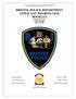 BRISTOL POLICE DEPARTMENT APPLICANT INFORMATION BOOKLET 395 Metacom Ave Bristol, RI (401)