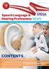 August ISSUE > 01 08/2016. Newsletter for Speech Language and Hearing Professions (SLH) Board