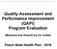 Quality Assessment and Performance Improvement (QAPI) Program Evaluation. Medicaid and PeachCare for Kids
