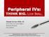 Peripheral IVs: THINK BIG. LOOK SMALL. Michelle DeVries MPH, CIC. Senior Infection Control Officer Methodist Hospitals Gary, Indiana