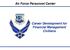 Air Force Personnel Center. Career Development for Financial Management Civilians