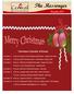 Christmas Calendar of Events. 10:35 a.m. Family Advent Christmas Celebration - Family Life Center