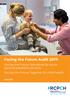 Facing the Future Audit 2017: Facing the Future: Standards for acute general paediatric services Facing the Future: Together for child health