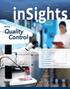 insights INTO Quality Control MAY/JUNE 2013 COLA S