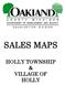 SALES MAPS HOLLY TOWNSHIP & VILLAGE OF HOLLY