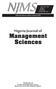 NJMS. Multi-disciplinary Edition, January Management. Sciences