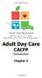 Adult Day Care CACFP Introduction