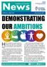 News DEMONSTRATING OUR AMBITIONS. SPECIAL EDITION November Ambition for Health