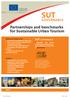 SUT. Partnerships and benchmarks for Sustainable Urban Tourism. SUT governance