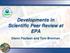 Developments in Scientific Peer Review at EPA. Glenn Paulsen and Tom Brennan