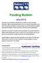 Funding Bulletin. July 2018