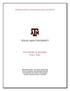 TEXAS A&M UNIVERSITY STATISTICAL REPORT FALL 2003